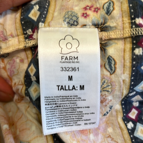 Farm Rio Floral V-Neck Maxi Dress size M - Picture 12 of 16